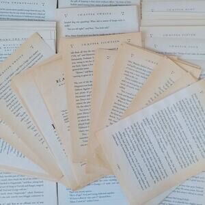 125 Harry Potter Book Page Bundle